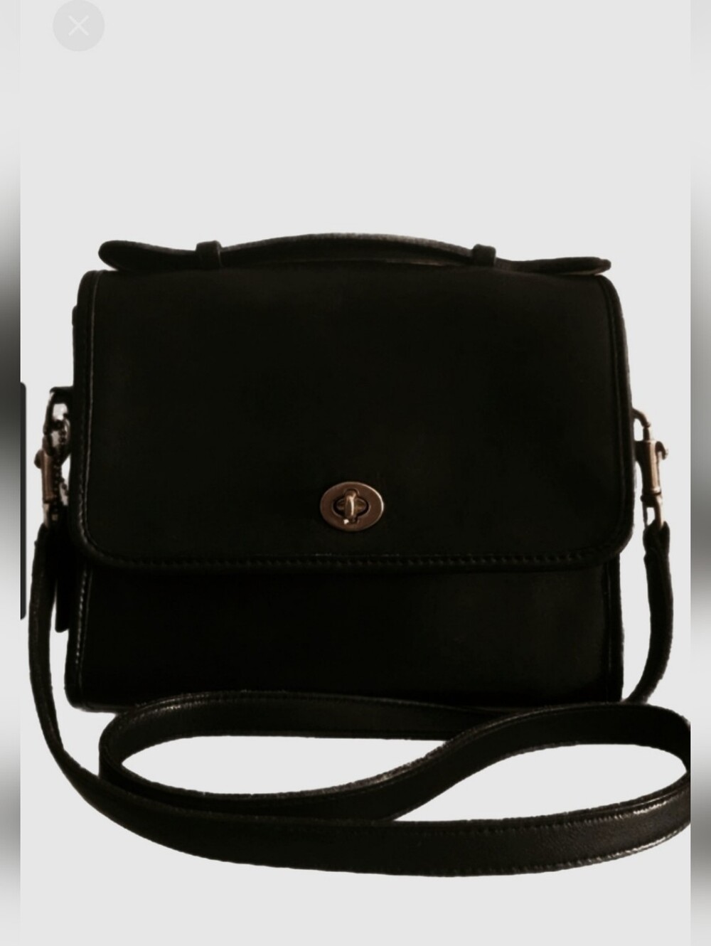 Rare Vintage COACH Kent Black Handbag #345